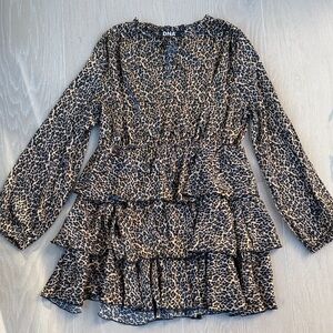 DNA Couture Leopard Print Dress